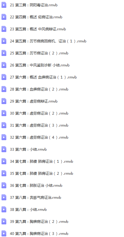 图片[3]-黑龙江中医药大学王雪华金匮要略视频课程80集【百度网盘下载】