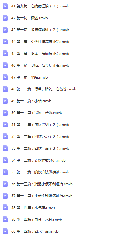 图片[4]-黑龙江中医药大学王雪华金匮要略视频课程80集【百度网盘下载】