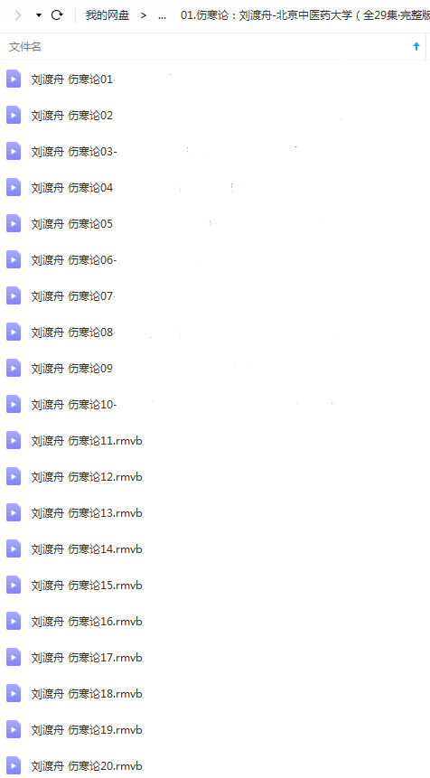 图片[2]-北京中医药大学刘渡舟讲伤寒论全集完整版自学中医基础视频教程【百度网盘下载】