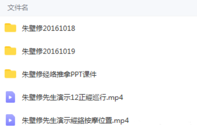 图片[2]-朱壁修经络推拿正骨手法自学中医推拿视频教程【百度网盘下载】