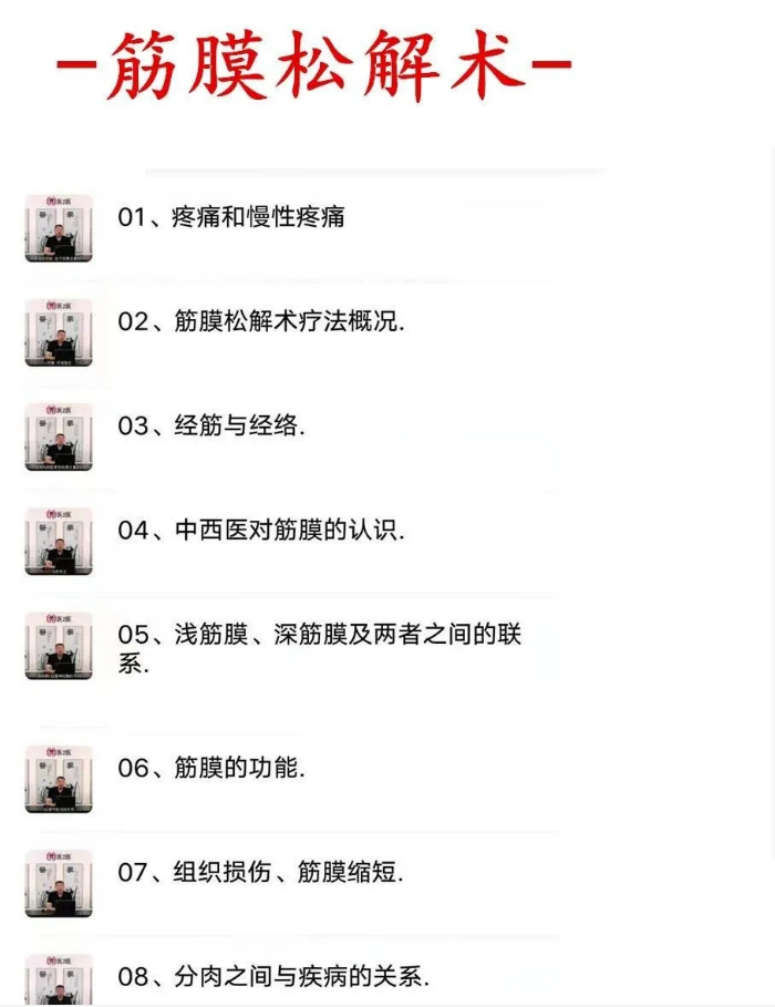 图片[2]-吕晓峰肌筋膜松解术治疗多种病症肩周炎颈椎病头痛中医视频教程【百度网盘下载】
