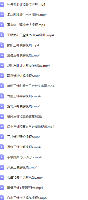 图片[2]-刘涛心意奇针疗法针灸培训实操高清视频教程【百度网盘下载】