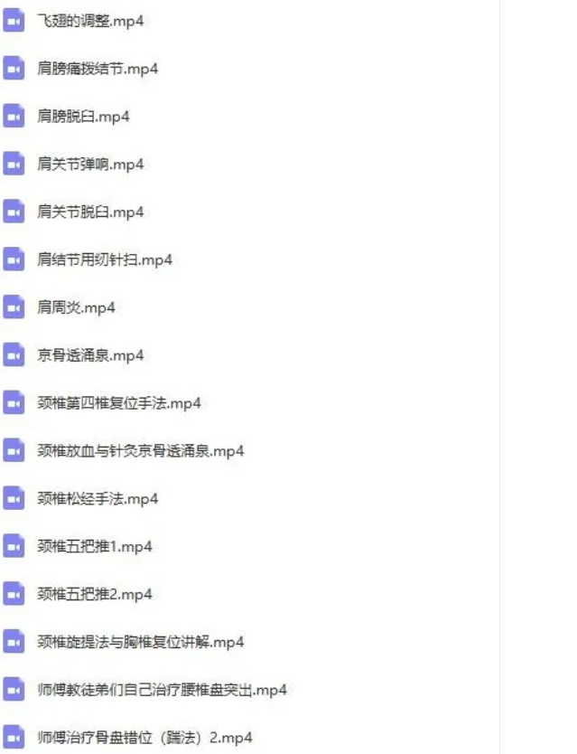图片[11]-李茂发达摩治病一病一方达摩通脉正骨108手全集中医正骨视频教程【百度网盘下载】