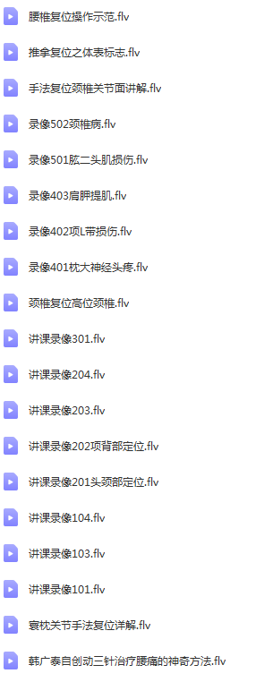 图片[3]-赵梓浩弓玄应力矫正术颈腰肩腿培训视频教程全集【百度网盘下载】