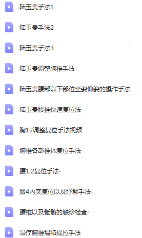 图片[3]-陆玉贵九龙正骨术中医柔性正骨手法视频教程【百度网盘下载】