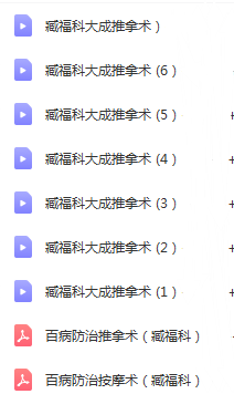 图片[3]-藏福科按摩病自除学习视频大成推拿术视频教程【百度网盘下载】