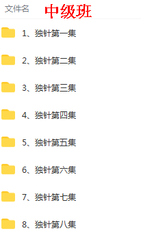 图片[5]-杜嵩独针初级班中级班高级班研修班视频教程合集【百度网盘下载】