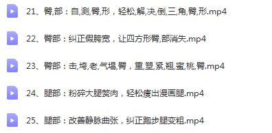 图片[3]-张富源推肉整骨术高清视频教程-每天5分钟打造穿衣显瘦脱衣有肉的冻龄少女身材【百度网盘下载】