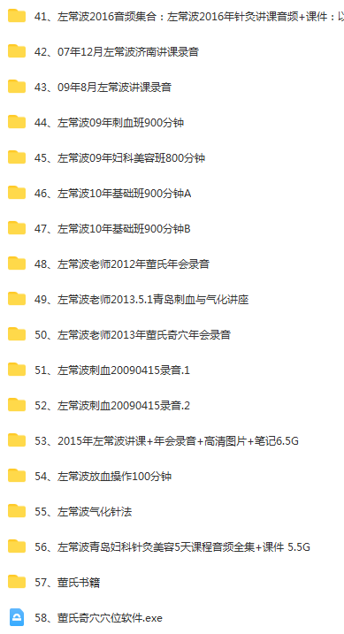 图片[5]-【董氏奇穴针灸内部资料最全高清视频教程】左常波邱雅昌杨维杰刘红云刘凤江周志军十多位老师教学资料-百度网盘下载