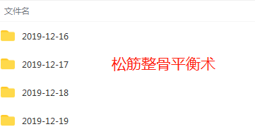 图片[3]-2021肖老师松筋整骨平衡术肌肉拉伸手法中医视频教程全集【百度网盘下载】