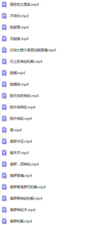 图片[2]-张福忠皮神经卡压松解手法演示中医正骨视频教程【百度网盘下载】