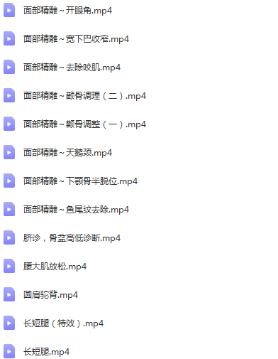 图片[3]-盛世玥美体态重塑郭宇徒手整形面部精雕产后恢复脊柱侧弯视频教程【百度网盘下载】
