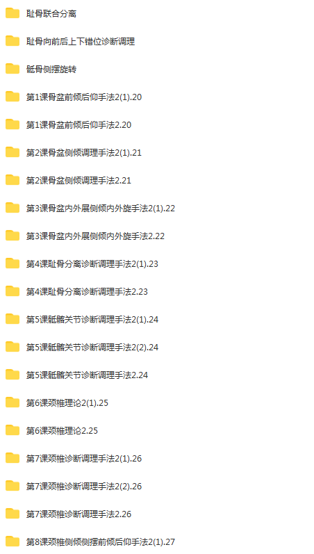 图片[2]-2020年谭氏迷踪柔性正骨视频课程实战干货【百度网盘下载】