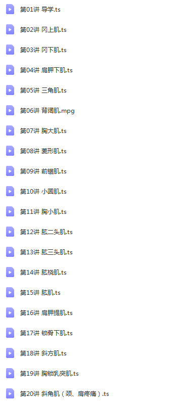 图片[2]-郑大解剖学徐高磊2020新课 厚积薄发100讲详细讲解肌肉功能视频教程【百度网盘下载】