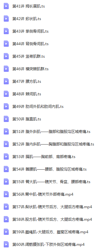 图片[4]-郑大解剖学徐高磊2020新课 厚积薄发100讲详细讲解肌肉功能视频教程【百度网盘下载】