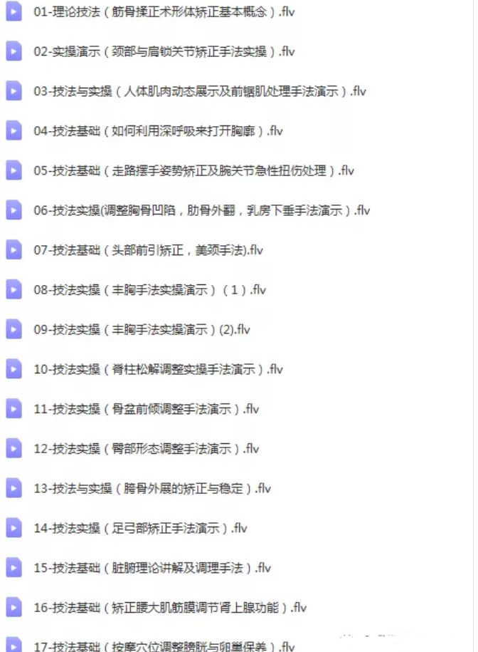 图片[2]-郭新春柔性正骨手法视频教程丰胸美体塑型美容美体精讲课【百度网盘下载】