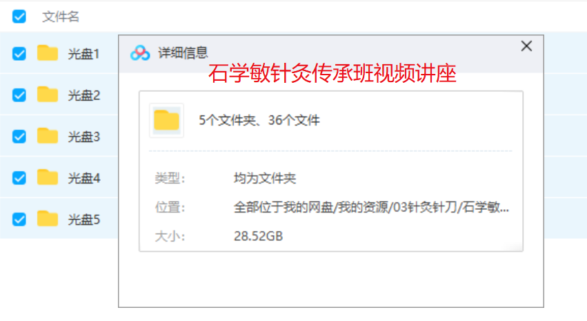 图片[2]-国医大师石学敏针灸传承培训班11小时讲座视频教程【百度网盘下载】