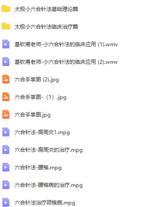 图片[3]-【中医太极六合针法】教学视频教程-百度网盘下载