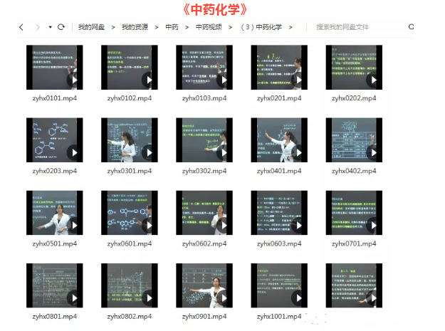 图片[5]-【中药视频教程】中药学中药剂学中药化学中药鉴定学中药学综合知识与技能【百度网盘下载】