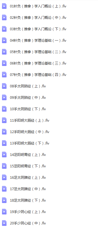 图片[3]-针灸系统学习视频教程零基础学针灸从入门到进阶全套视频【百度网盘下载】