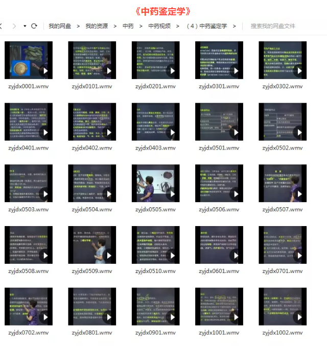 图片[6]-【中药视频教程】中药学中药剂学中药化学中药鉴定学中药学综合知识与技能【百度网盘下载】