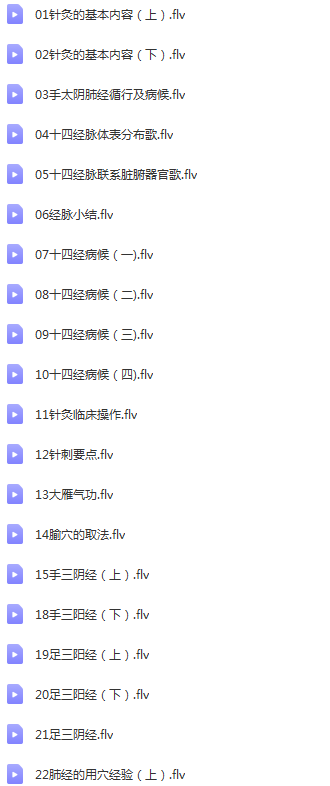 图片[10]-针灸系统学习视频教程零基础学针灸从入门到进阶全套视频【百度网盘下载】