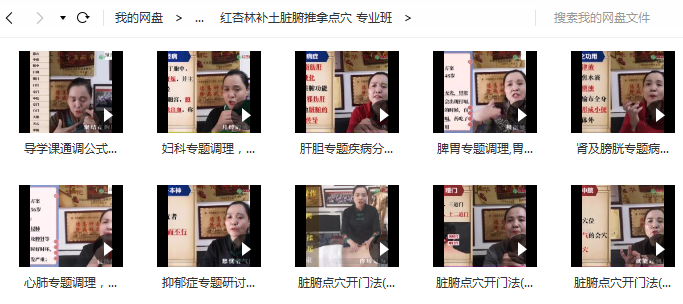 图片[6]-2020补土派脏腑点穴疗法脏腑推拿法机能调理初级班专业班中医视频教程【百度网盘下载】