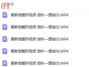 图片[6]-穴位埋线微针埋线高级埋线减肥美容及疼痛埋线视频教程【百度网盘下载】