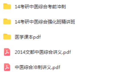 图片[4]-【中医考研专业学习资料】中医基础理论中医内科学中医诊断学中药学针灸学方剂学视频教程【百度网盘下载】