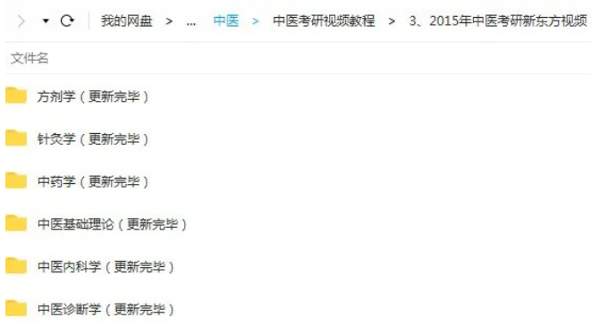 图片[7]-【中医考研专业学习资料】中医基础理论中医内科学中医诊断学中药学针灸学方剂学视频教程【百度网盘下载】