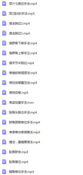 图片[4]-丛文武-刘鳌弟子刘氏骨疗摸骨知病骨诊正骨手法视频教程【百度网盘下载】