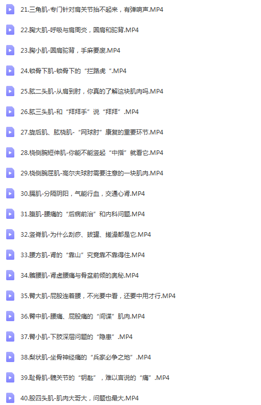 图片[3]-断层说中医康复-段佳强《每日一肌》54讲肌肉解剖与功能视高清频教程【百度网盘下载】