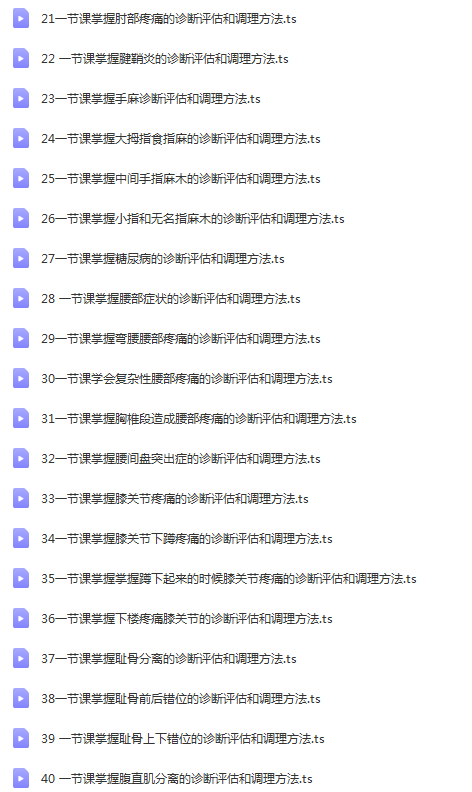 图片[3]-2020年付氏正骨通筋疗法诊断调理柔性手法中医高清视频教程【百度网盘下载】