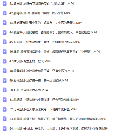 图片[4]-断层说中医康复-段佳强《每日一肌》54讲肌肉解剖与功能视高清频教程【百度网盘下载】
