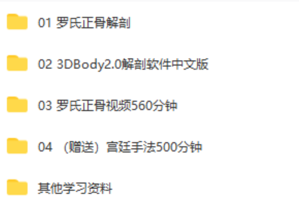 图片[2]-罗有明罗氏正骨颈肩腰腿痛中医正骨实操视频教程【百度网盘下载】