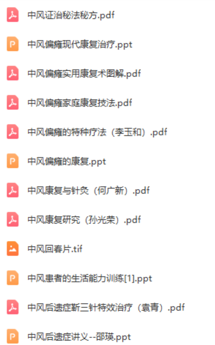 图片[5]-中风偏瘫脑瘫康复教学视频教程按摩保健康复操技术训练合集大全【百度网盘下载】