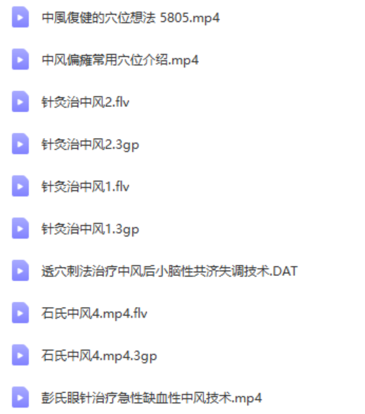 图片[8]-中风偏瘫脑瘫康复教学视频教程按摩保健康复操技术训练合集大全【百度网盘下载】