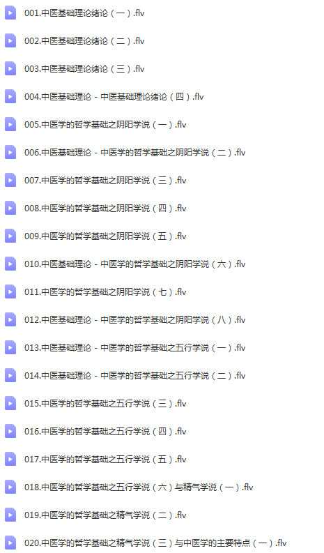 图片[2]-中医基础理论潘毅教授111讲全集广州中医药大学中医自学视频教程【百度网盘下载】