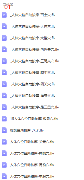图片[3]-程凯程氏针灸百年养生秘学程氏养生经自助按摩视频教程合集【百度网盘下载】
