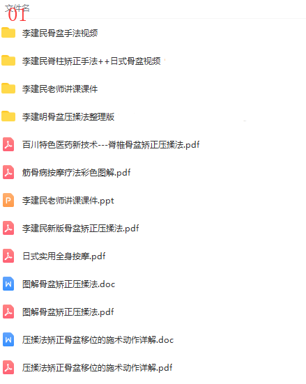 图片[5]-产后骨盆修复店必备学习资料视频教程合集【百度网盘下载】