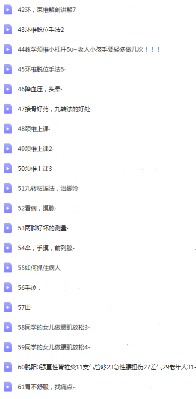 图片[4]-陈华老师公开按摩矫正手法经验教学正骨视频教程合集【百度网盘下载】