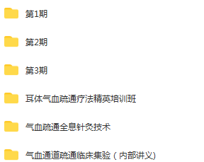 图片[2]-李正坤气血疏通疗法精英培训中医视频教程【百度网盘下载】