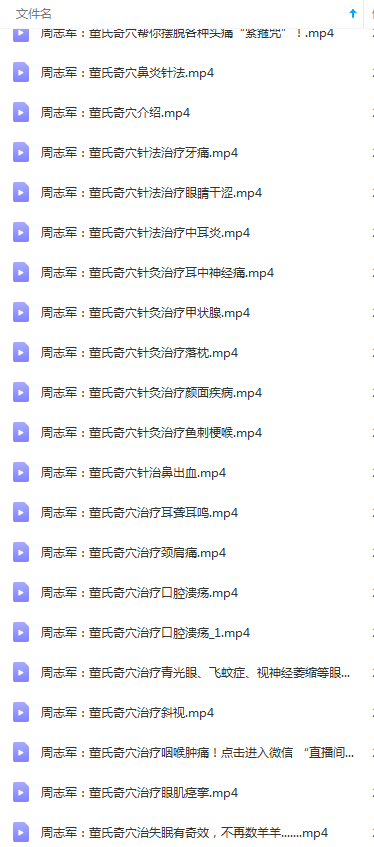 图片[2]-周志军董氏奇穴自学中医针灸视频教程21讲-百度网盘下载