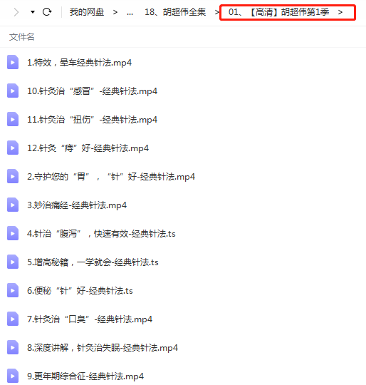 图片[3]-2021年胡超伟针灸疗法视频教程超微针刀圆利针脉法针灸小针刀课程-百度网盘下载