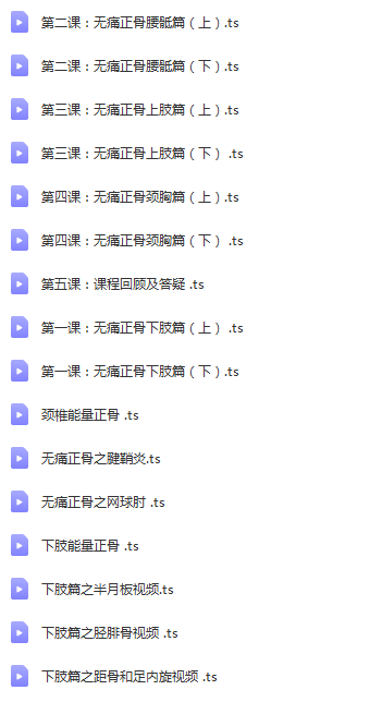 图片[2]-刘海鹏易学好用的无痛正骨上下肢颈胸椎腰骶半月板足内翻中医视频教程-百度网盘下载