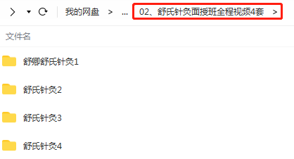 图片[4]-舒氏针灸视频教程舒卿内部资料课件69种疑难杂症教学课-百度网盘下载