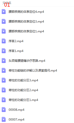 图片[4]-张宗恒神经解剖学针刀治颈肩腰腿痛学习班中医精品视频课程-百度网盘下载