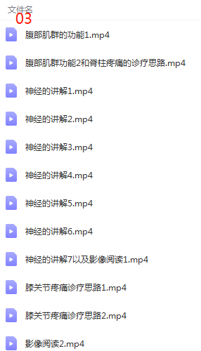 图片[6]-张宗恒神经解剖学针刀治颈肩腰腿痛学习班中医精品视频课程-百度网盘下载