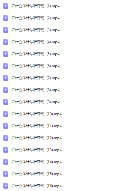 图片[2]-李民四维立体针针灸视频教程 四维立体针法针灸研究班16讲-百度网盘下载