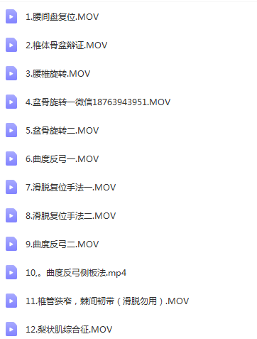 图片[6]-汤氏中医正骨培训班视频教程第25期共12天颈椎胸椎腰椎骨盆手法影像读片-百度网盘下载